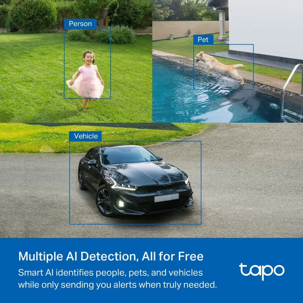 TP-Link Tapo C425 KIT 2K QHD 4MP Solar-Powered Security Camera Kit