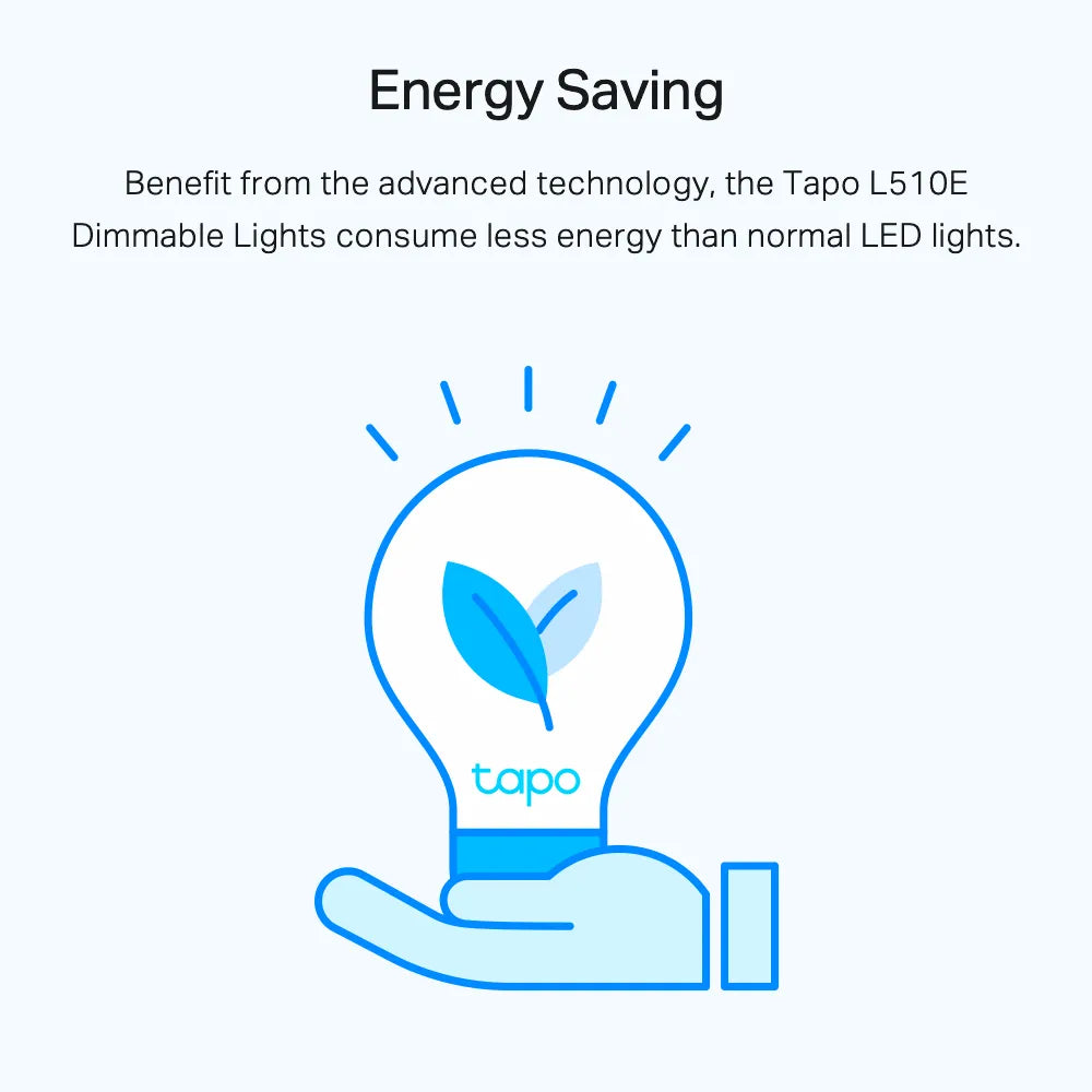 TP-Link Tapo L510E Smart Wi-Fi Light Bulb Dimmable