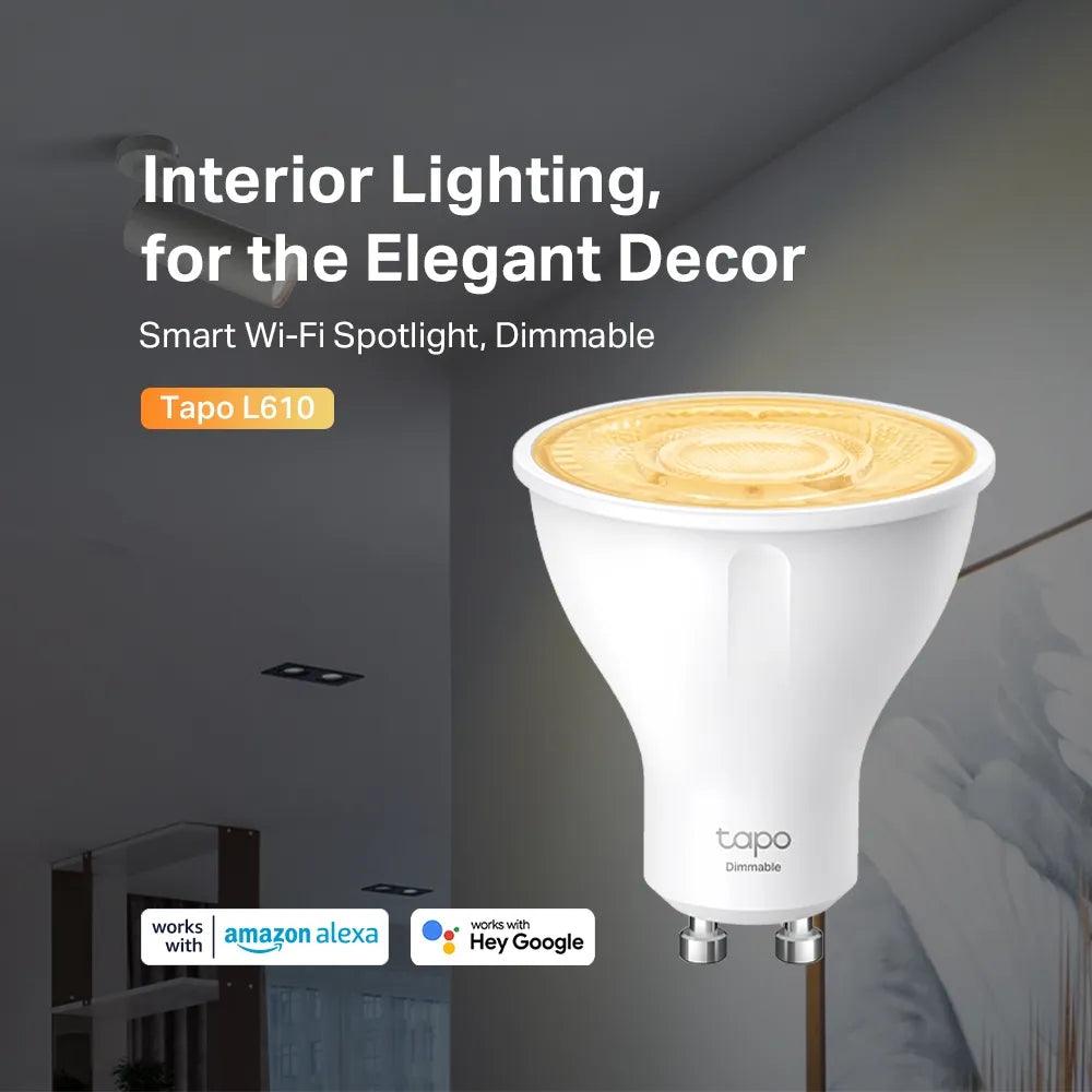 TP-Link Tapo L610 Dimmable Smart Wi-Fi Spotlight 1-Pack