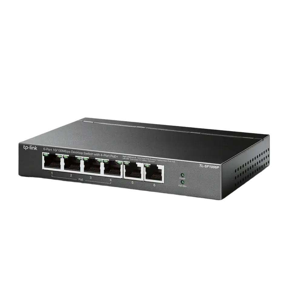 TP-Link TL-SF1006P 6-Port PoE Desktop Switch