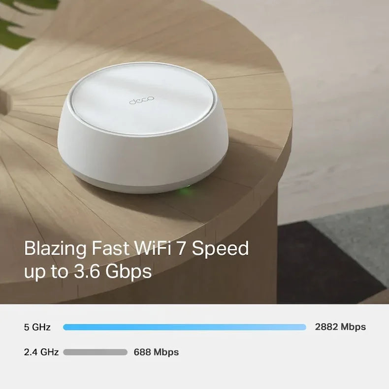 TP-Link Deco BE25 BE3600 Whole Home Mesh WiFi 7 System
