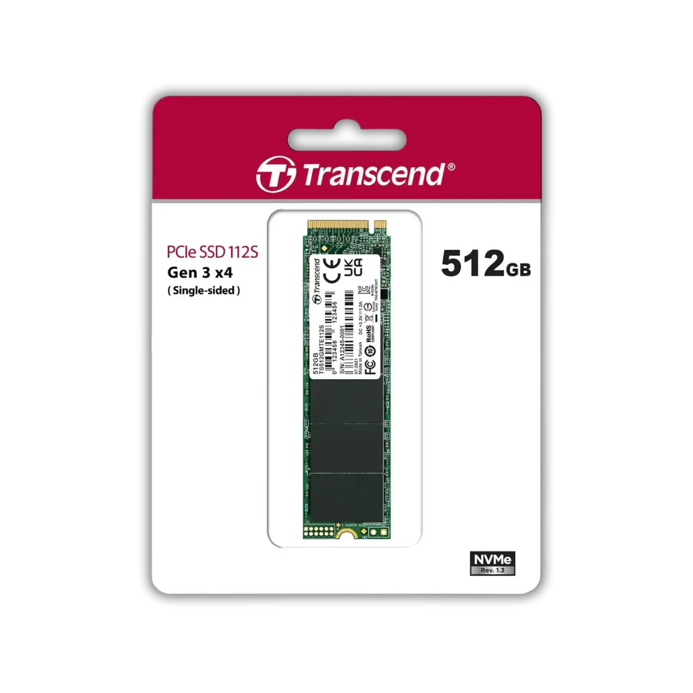 Transcend 112S PCIe Gen3 NVMe M.2 SSD