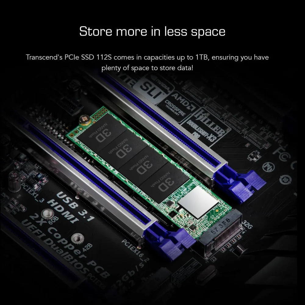 Transcend 112S PCIe Gen3 NVMe M.2 SSD