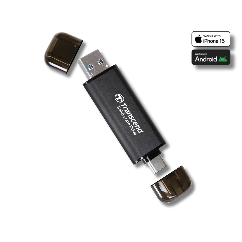 Transcend ESD310C 1050MB/s USB-C & USB-A Portable SSD