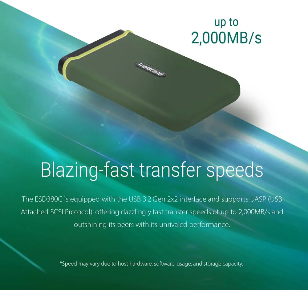 Transcend ESD380C 2000MB/s Portable SSD