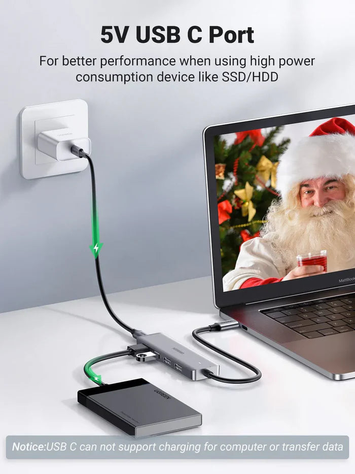 UGREEN 70336 4-Ports USB-C Hub