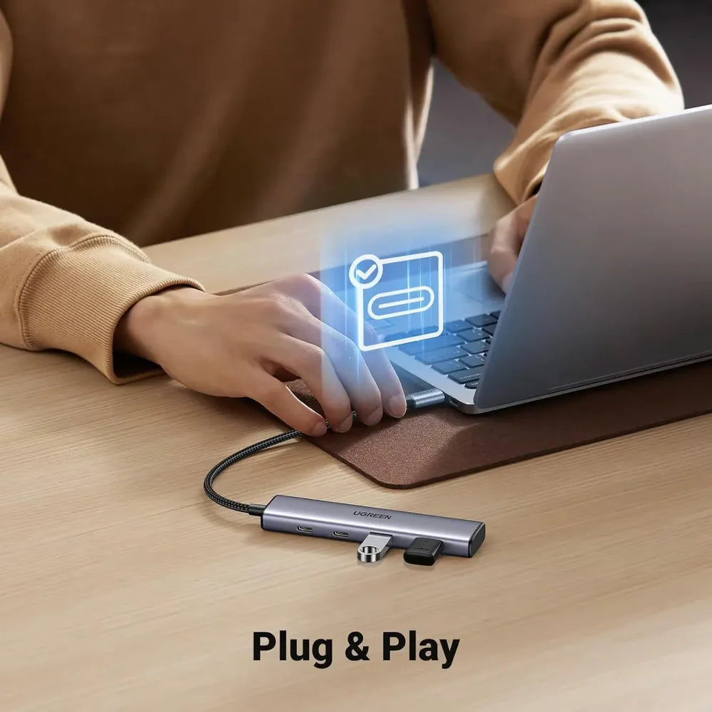 UGREEN CM473 15395 USB-C HUB 4-Port