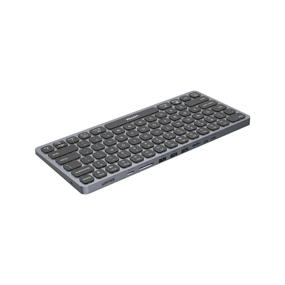 UNITEK D1092A 9-in-1 USB-C Keyboard Hub with 4K HDMI and 100W PD