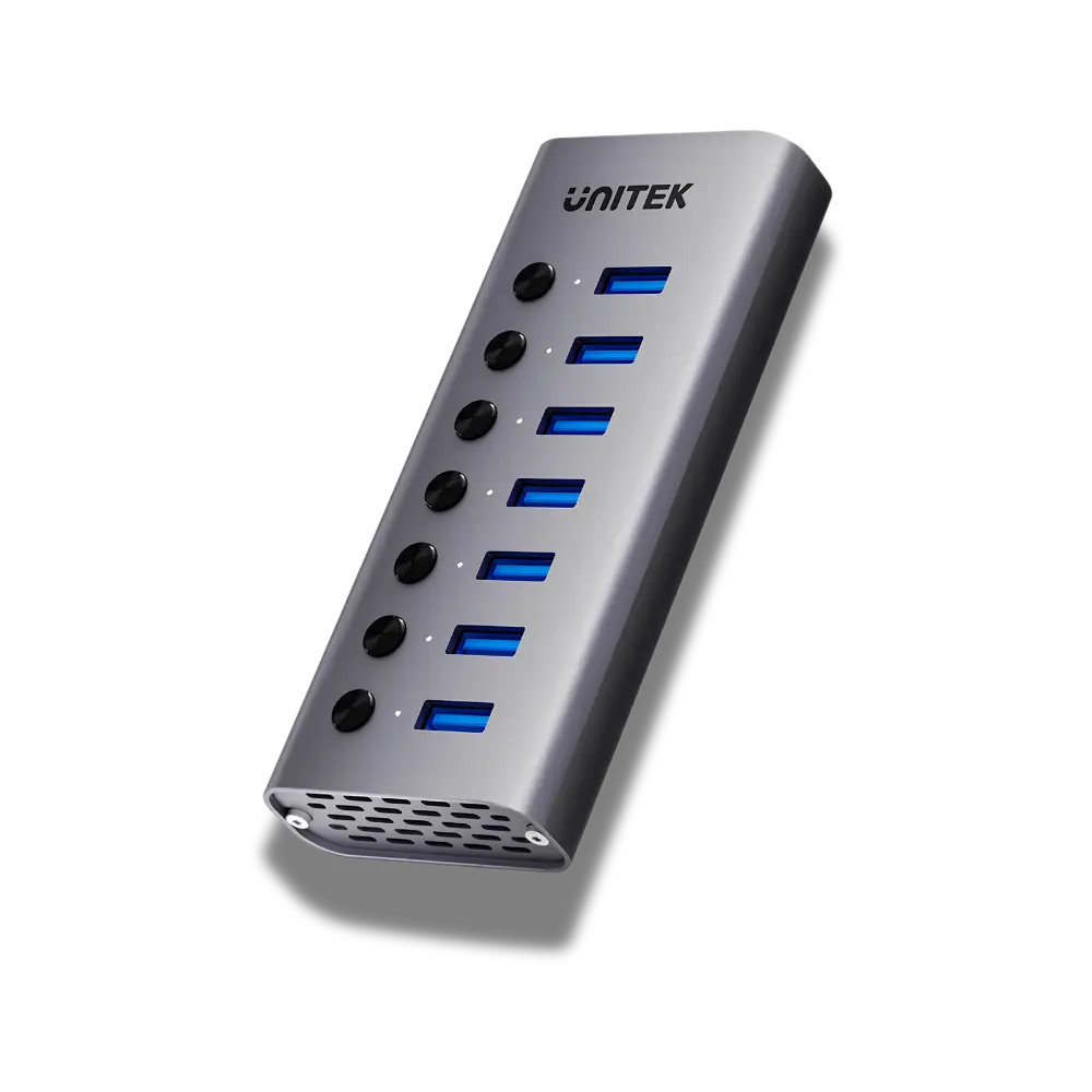 UNITEK H1314A01 7-in-1 Individual Switches USB Hub