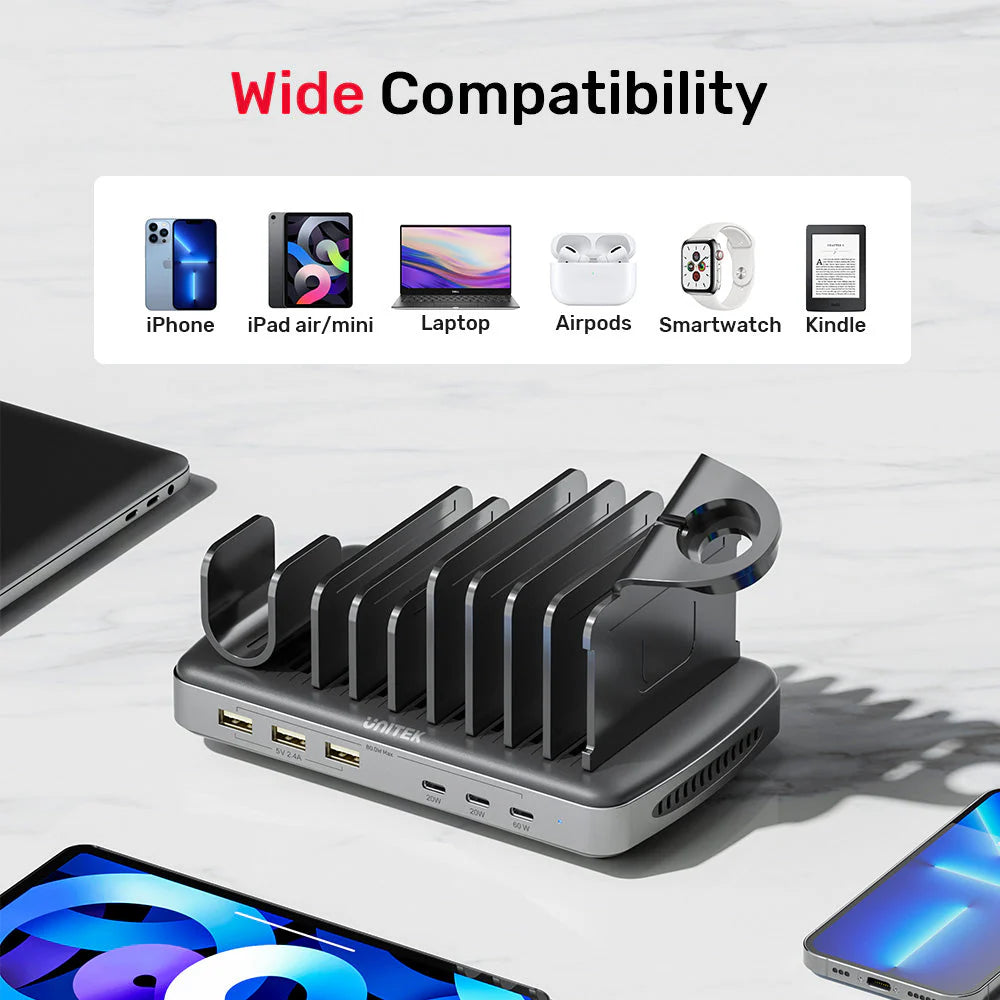 Unitek uCharge Station HP6 Multi-Device Charging Station