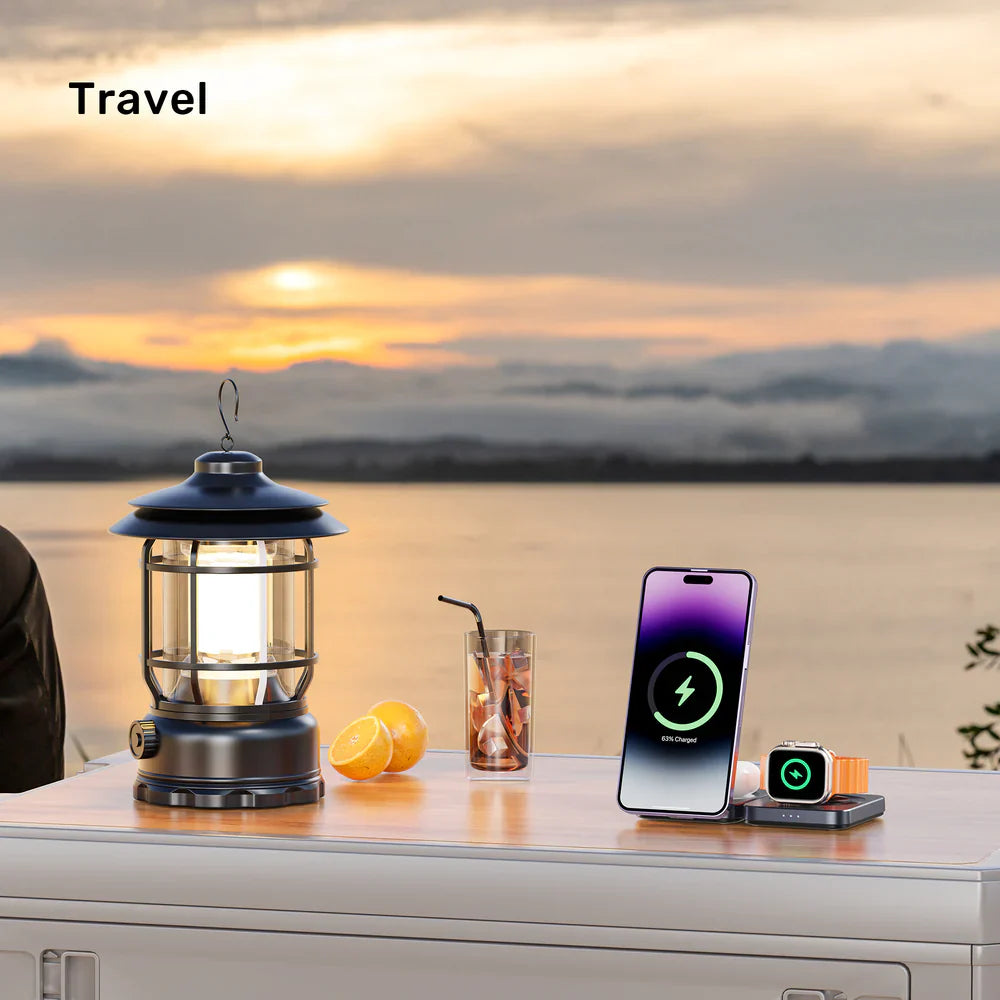Unitek Qi2 Foldable 3-in-1 Wireless Charging Station