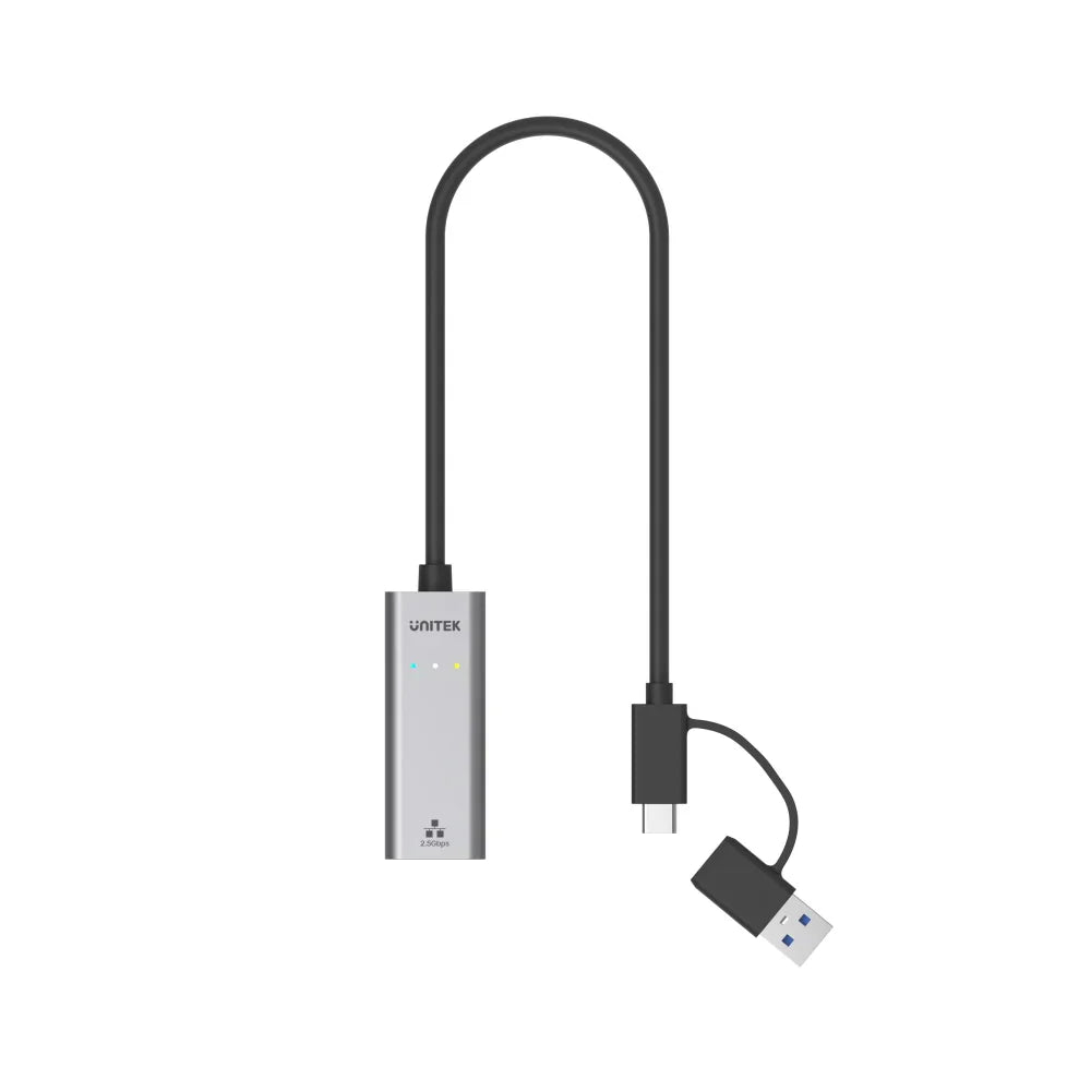 UNITEK U1313C USB-C / USB-A to 2.5G Ethernet Adapter