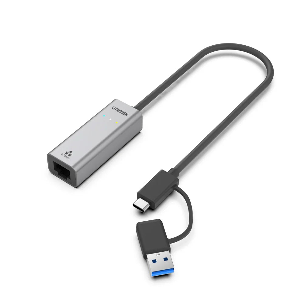 UNITEK U1313C USB-C / USB-A to 2.5G Ethernet Adapter