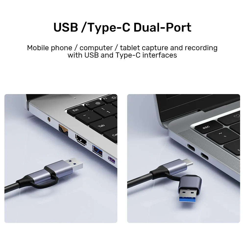 UNITEK V1167A HDMI to USB-C/A Video Capture Card