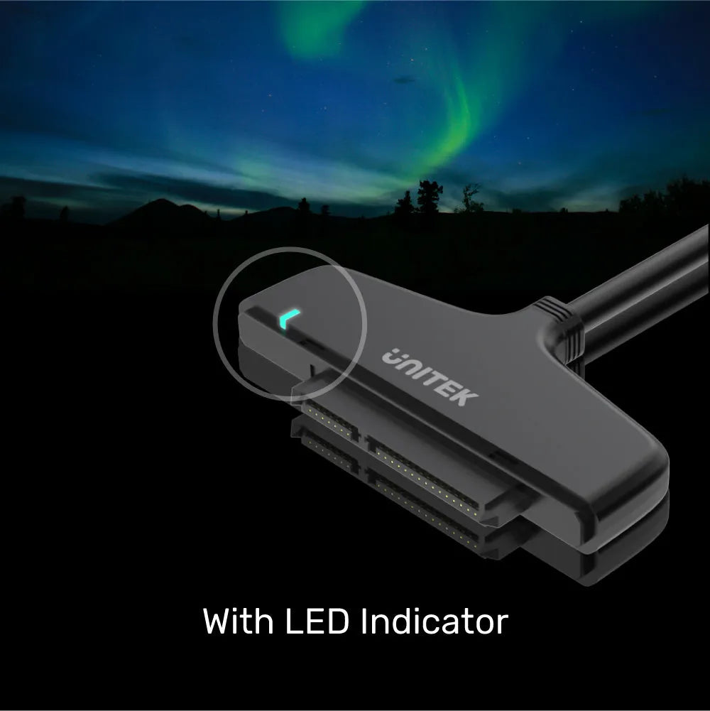 UNITEK Y-1096A SmartLink Manta C USB-C to 2.5-inch SATA III Adapter