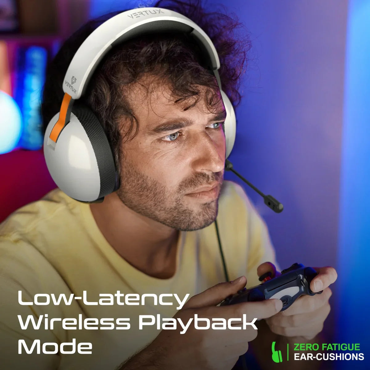 Vertux BB-8 Tri-Mode Wireless Gaming Headset with Retractable Microphone